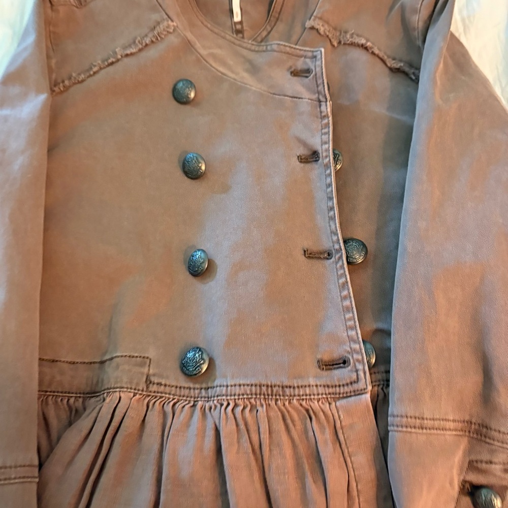 Free People Tan Textured Fabric
